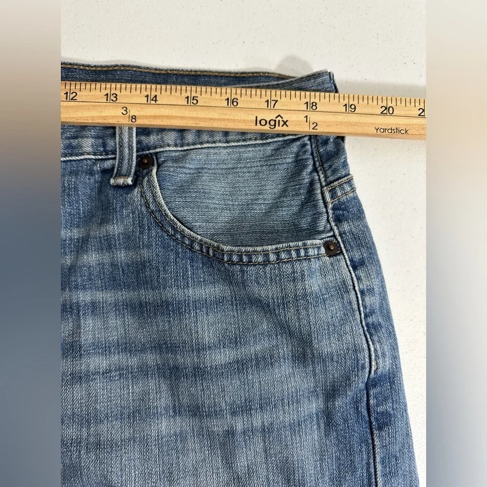Levis Mens 569 Blue Denim Straight Leg Jeans Size 36x30